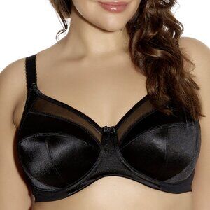 Goddess 38DD Bra Keira Black Underwire Full Coverage